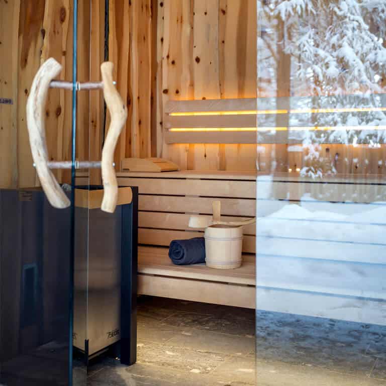 Private Sauna in der WIlderer Villa | Luxus Chalets im PRIESTEREGG urlaub österreich eigene sauna hot pot ferienhaus almhütte