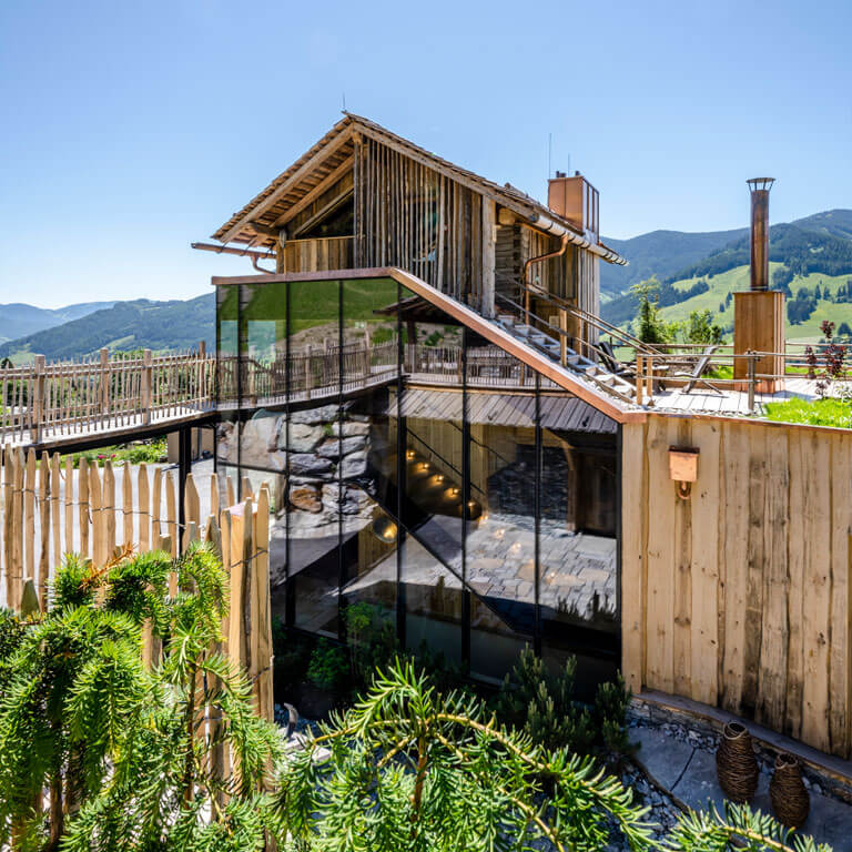 Moderne Architektur Priesteregg Bad Salzburger Land Luxus Urlaub Spa Österreich